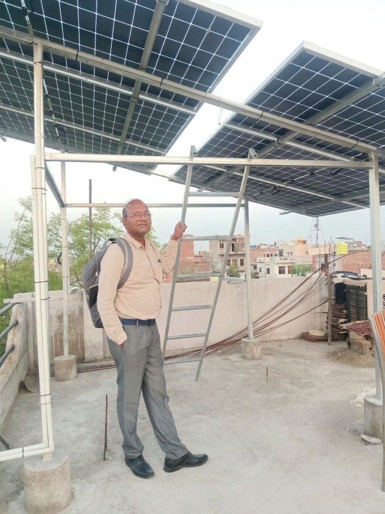 Residential solar customer